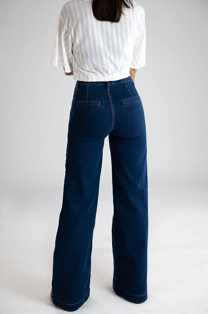 Calça Jeans Pantalona - Toronto