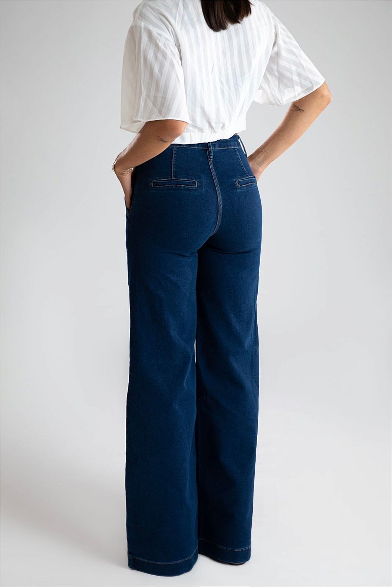 Calça Jeans Pantalona - Toronto