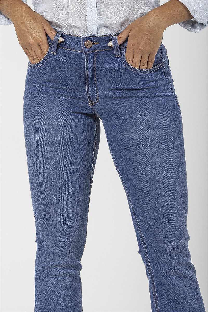 Calça Jeans Microflare - Valencia