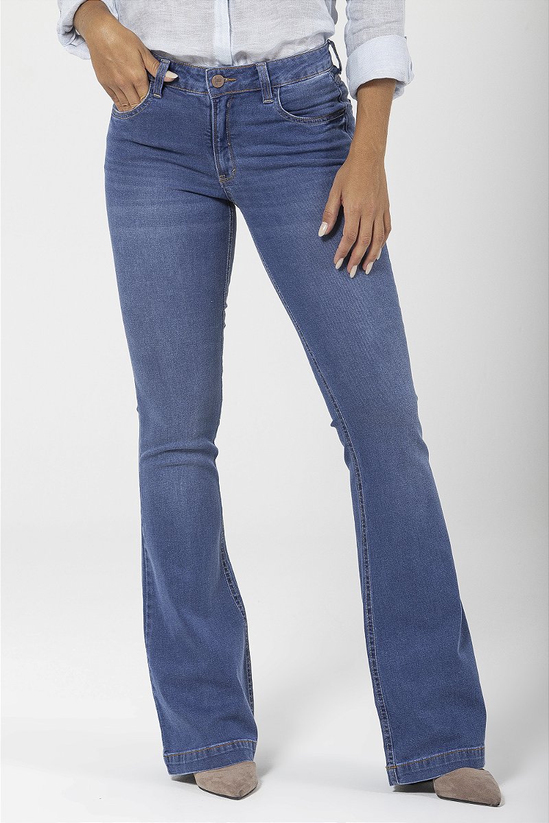 Calça Jeans Microflare - Valencia