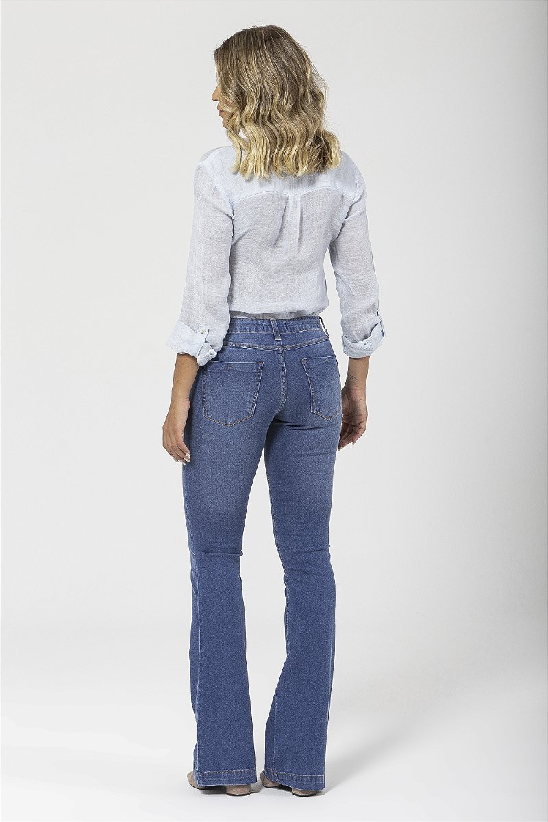 Calça Jeans Microflare - Valencia