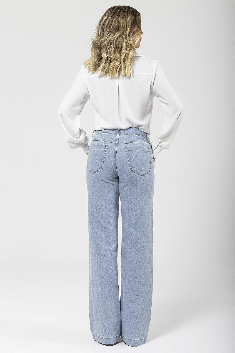 Calça Wide Leg Jeans - Albury