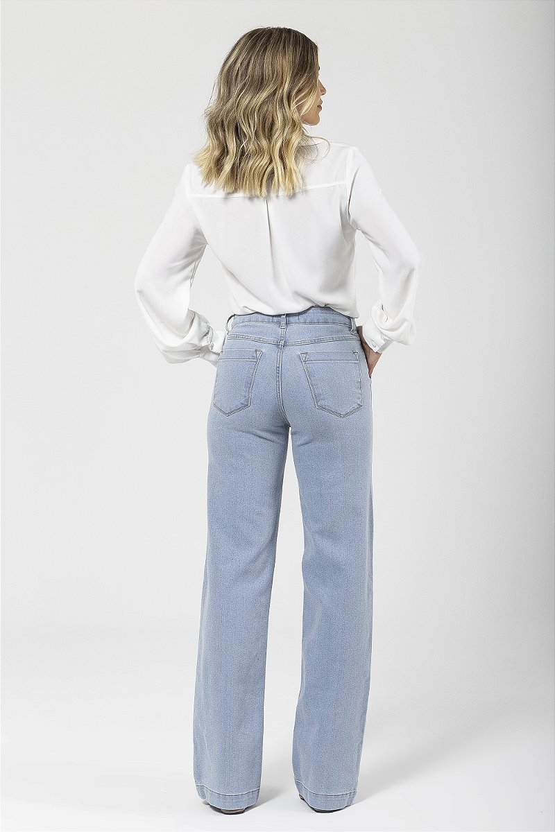 Calça Wide Leg Jeans - Albury