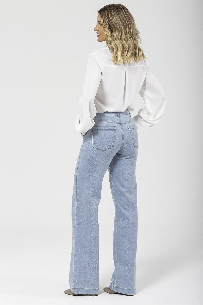 Calça Wide Leg Jeans - Albury