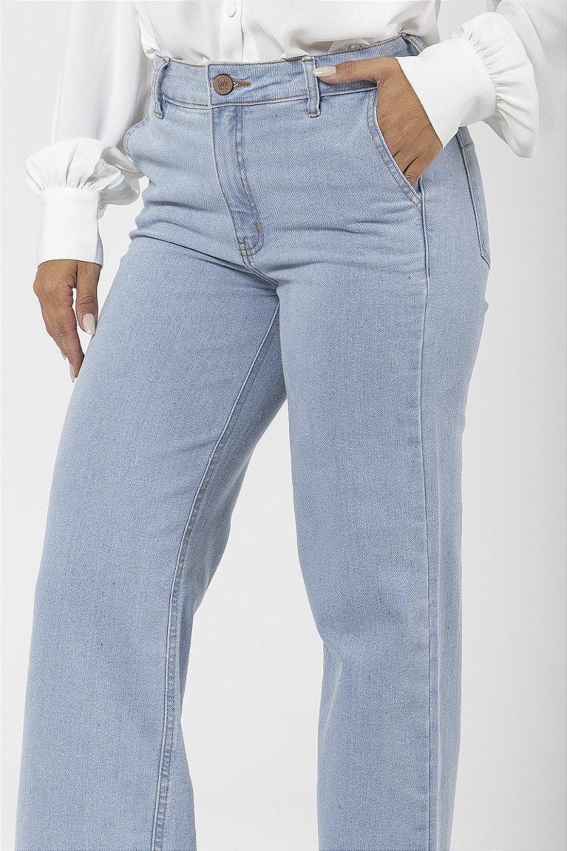 Calça Wide Leg Jeans - Albury