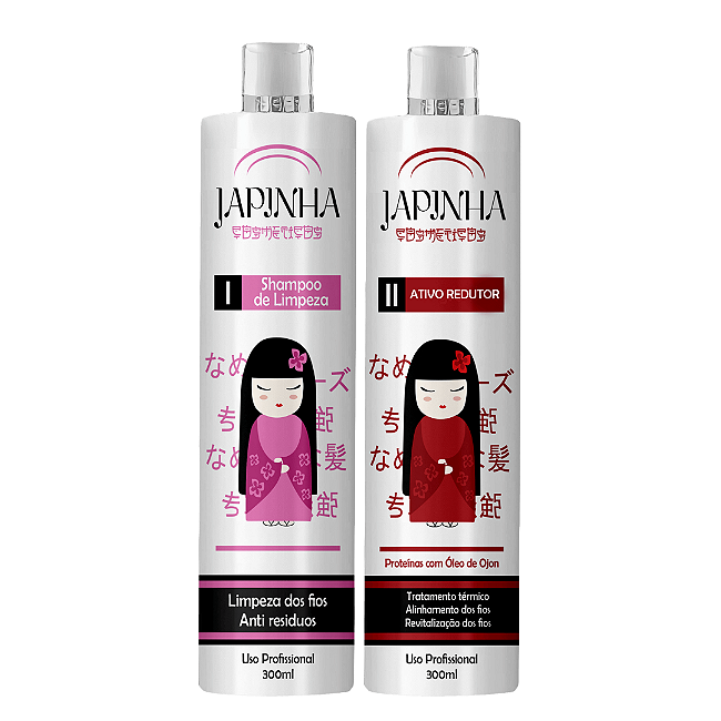 Kit Progressiva Japinha Óleo de Ojon Liso Extremo 300ml