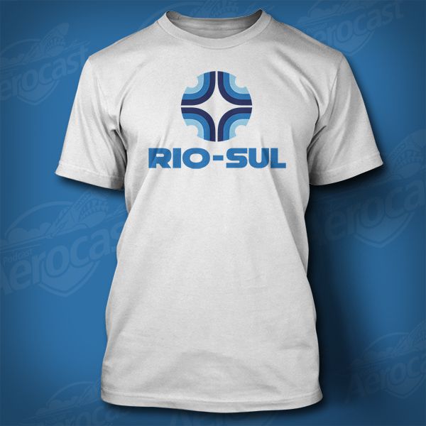 Camiseta Rio-Sul - Aerocast Store - Camisetas de aviação