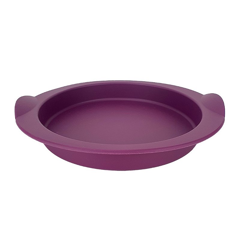 Tupperware Forma de Silicone Redonda Roxa 400ml Comprar Tupperware