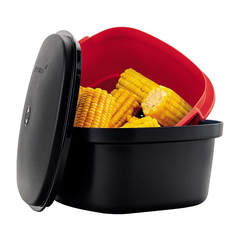 Tupperware Múltipla 2,5 litros Preta e Vermelha - Comprar