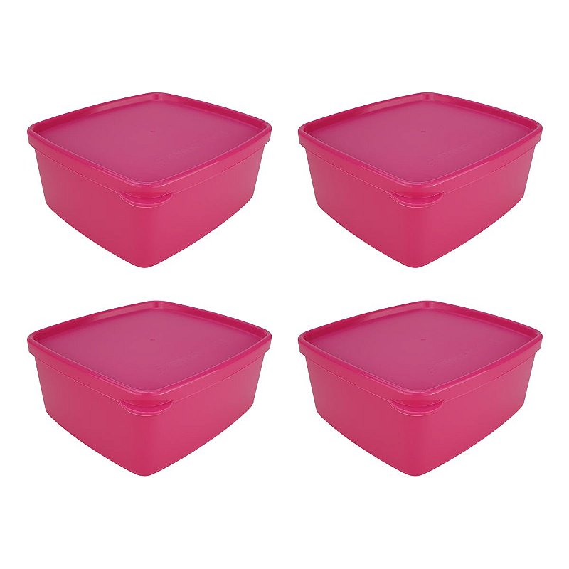 Kit Tupperware Jeitosinho 400ml Rosa Pink Translúcida 2 Peças - Comprar  Tupperware Online? Wareshop - Loja Mundo Tupperware