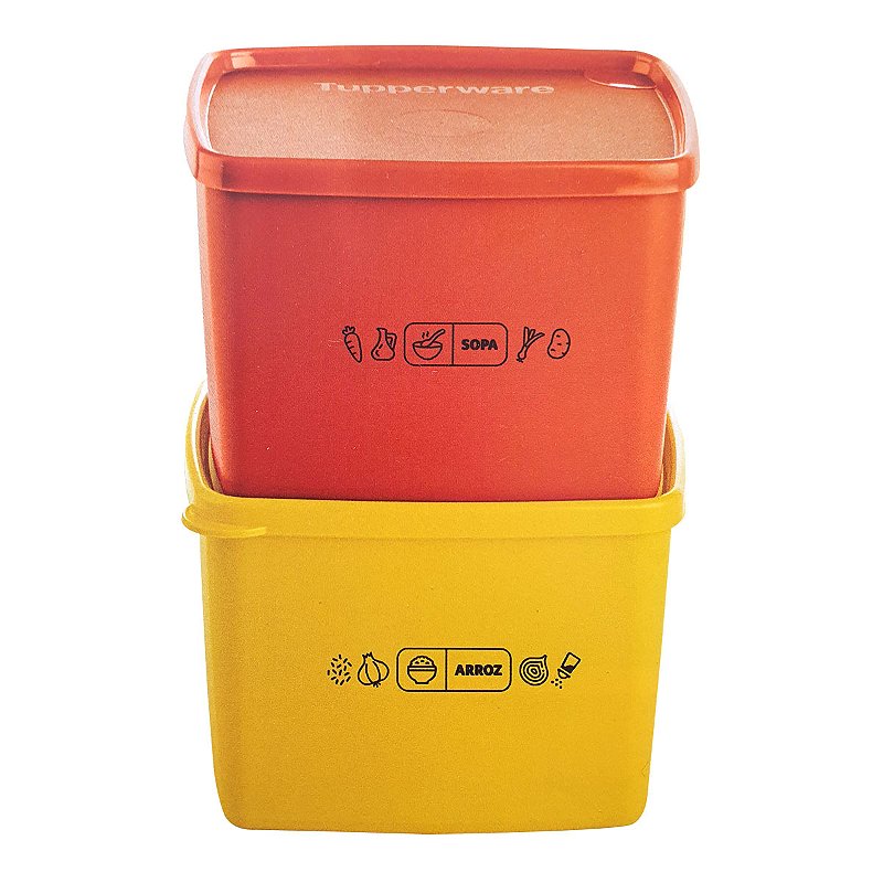Kit Tupperware Jeitoso Mix Arroz e Sopa 800ml 2 peças - Comprar