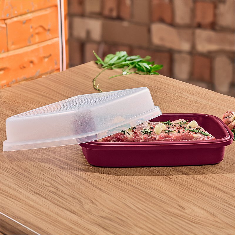 Tupperware Caixa Bom Sabor 2,25 litros Marsala - Comprar