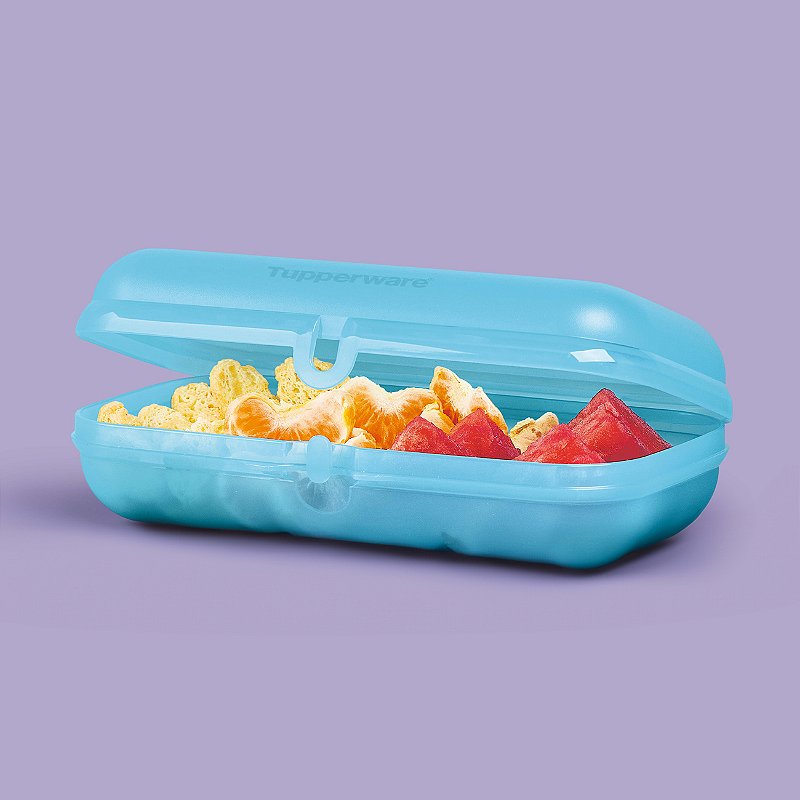 Tupperware Snack Grande Porta Sanduiche Azul Sereno - Comprar