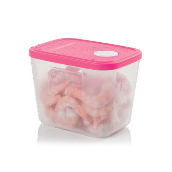 Tupperware Freezertime 1 Litro Transparente Tampa Rosa Comprar 