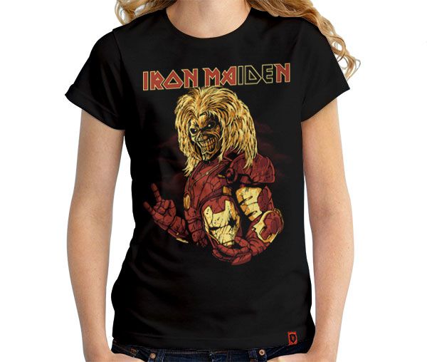 Camisa feminina iron maiden Clearance
