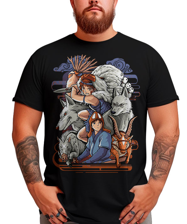Camiseta mononoke new arrivals