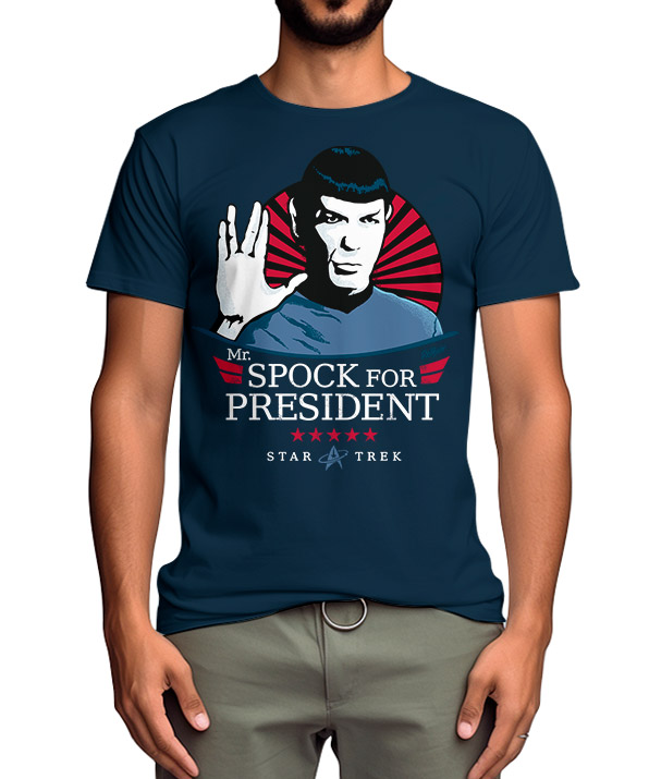 Camiseta RedBug: Spock para Presidente! RedBug Camisetas