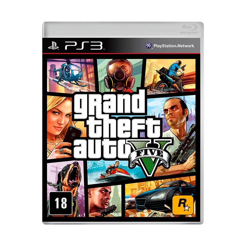 Jogo GTA 5 PS5 - Midia Física - Curitiba - Brasil Games - Console PS5 -  Jogos para PS4 - Jogos para Xbox One - Jogos par Nintendo Switch - Cartões  PSN - PC Gamer