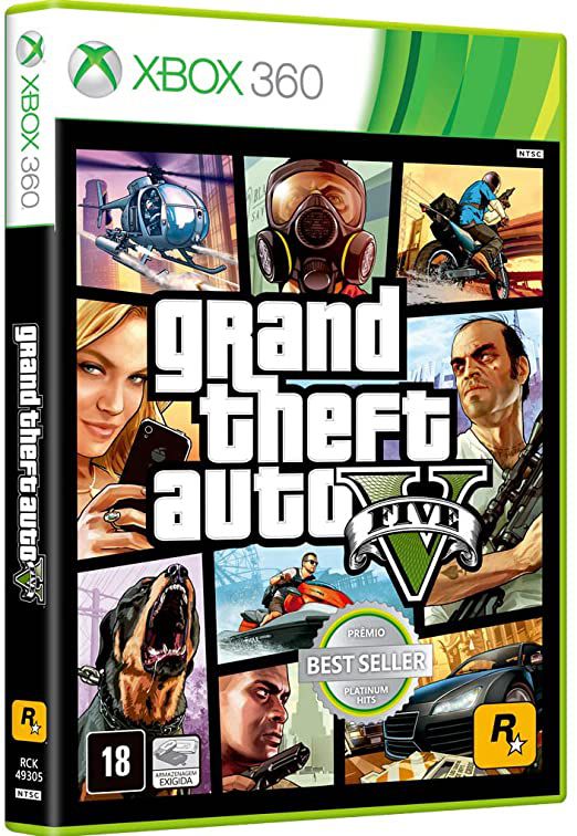 Gta theft auto 5 xbox360 - Brasil Games - Console PS5 - Jogos para PS4 -  Jogos para Xbox One - Jogos par Nintendo Switch - Cartões PSN - PC Gamer