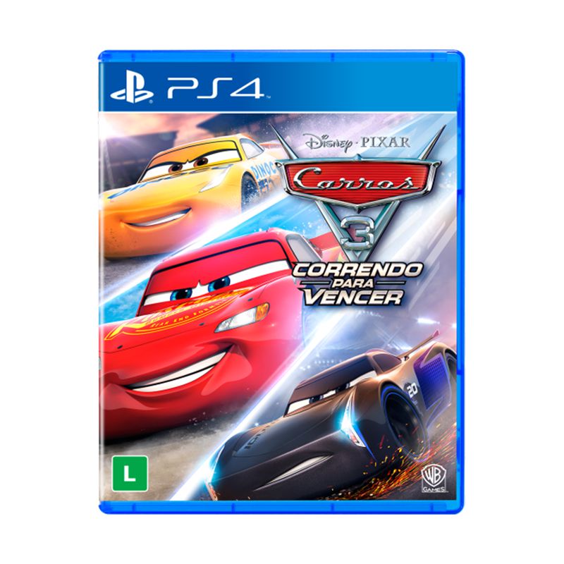 Jogo Carros 3: Correndo Para Vencer - PS4 - Brasil Games - Console