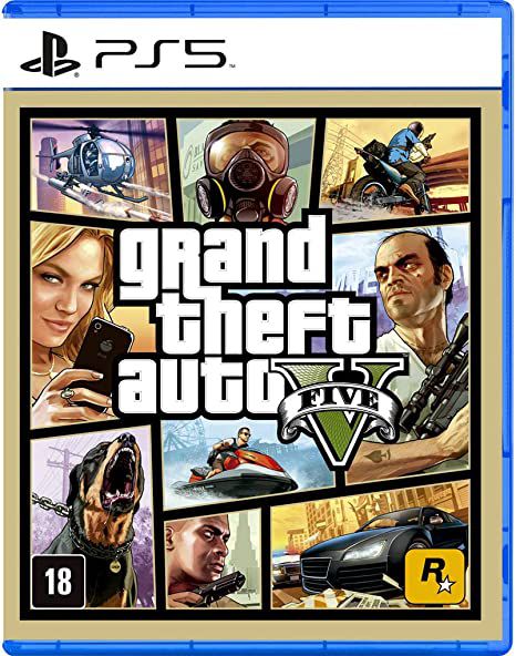 Jogo Ps5 Grand Theft Auto V Gta 5 Midia Fisica