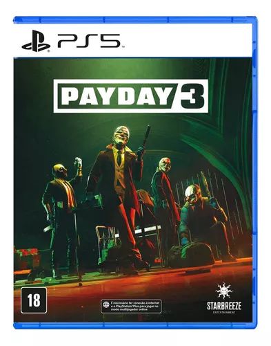 Jogo Payday 3 - PS5 - Brasil Games - Console PS5 - Jogos para PS4