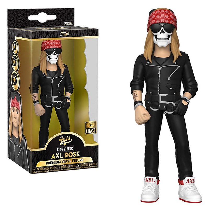 Funko Pop #Chase Gold Rock Guns N' Roses - AXL Rose - Brasil