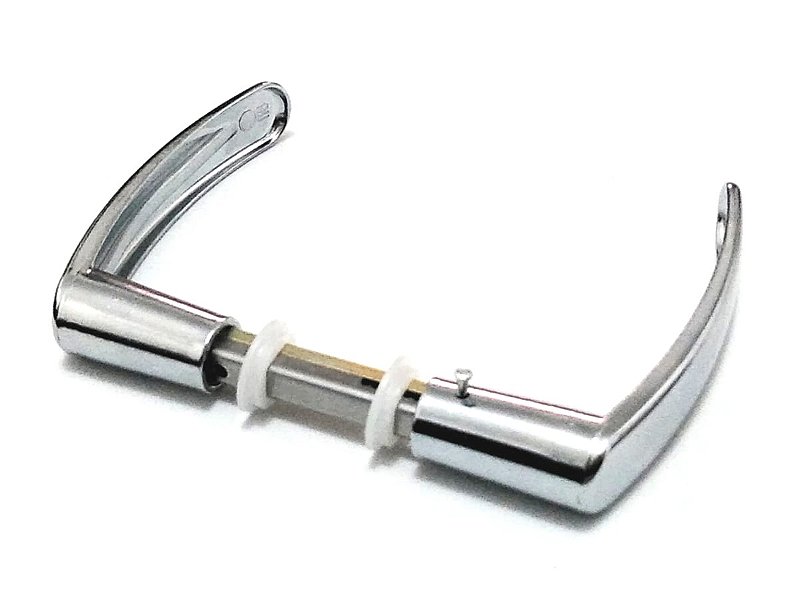 Maçaneta Alavanca Cromada Aliança Para Fechadura de Porta Casa