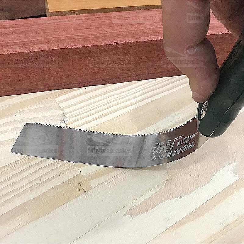 Serrote Japonês Flush Flexível Dente Simples 150mm - TopMan - Loja