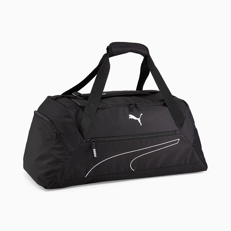 Mochila mala Fundamentals Sports Bag Puma Black - Crosshop Brasil