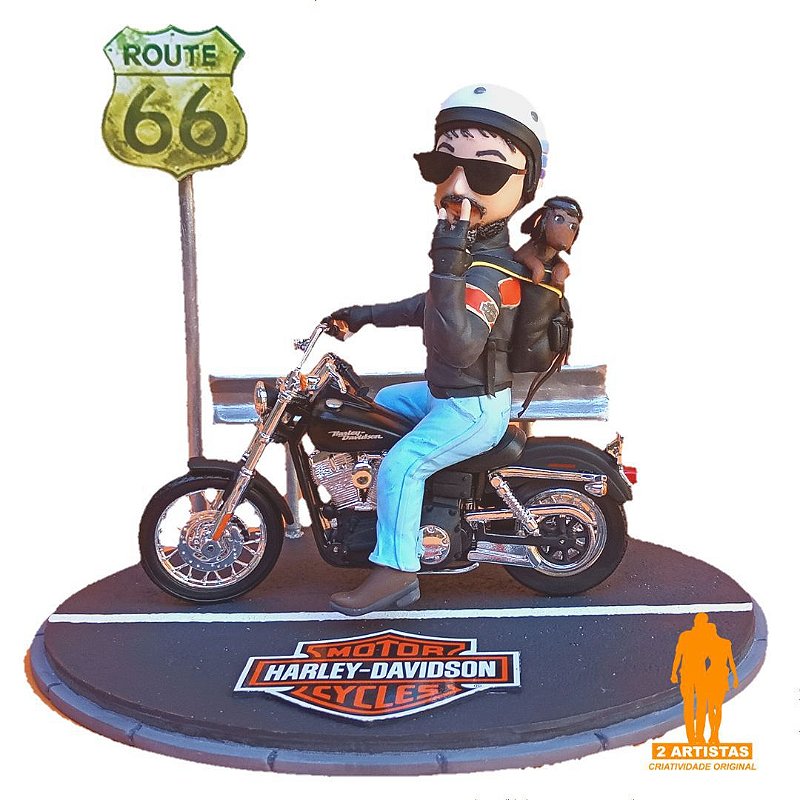Aniversário Moto: Bolo Harley Davidson