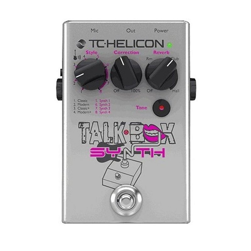 TalkBox Helicon TC Synth Portuguesa Thomann – Synth Talkbox TC-Helicon 本体と付属品　オプションコード ギター