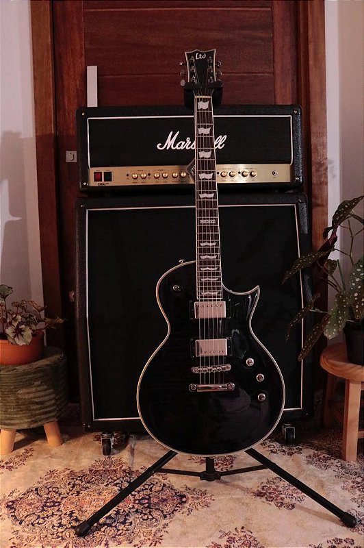 GUITARRA ESP LTD EC401 FLAMED MAPLE - SEYMOUR DUNCAN - Crunch Music