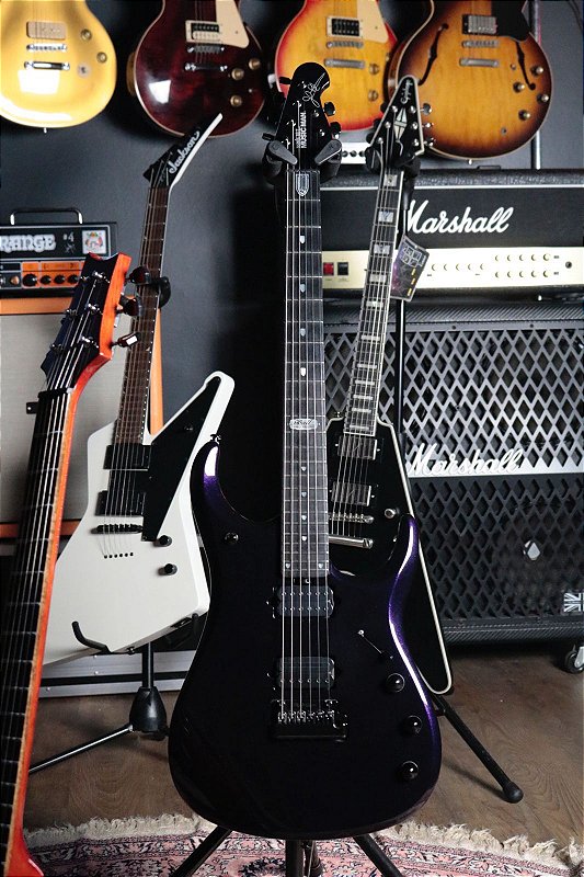 ギター AndrewD2021 Ernie Ball Jon Petrucci Guitarra Ernie Ball Music Man JPX John Petrucci Purple - Crunch Music