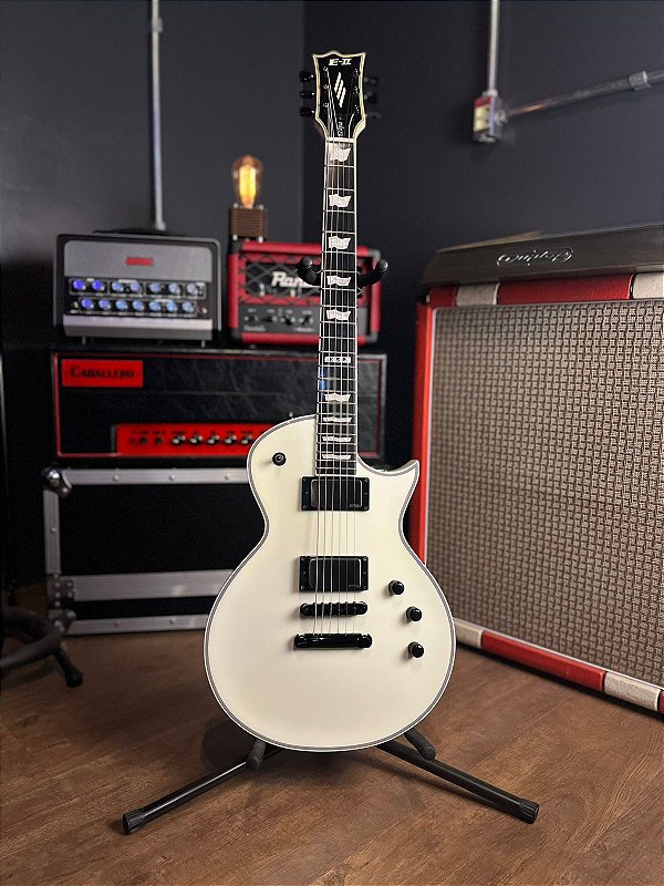 GUITARRA ESP ECLIPSE E II SNOW WHITE - EMG'S 57 66 - JAPAN