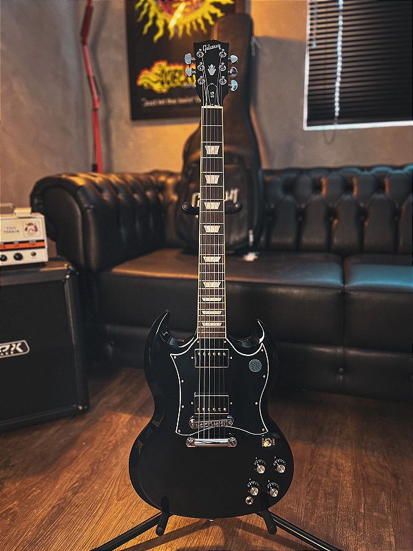 Guitarra Gibson Sg Standard - Ebony - Nova - Crunch Music