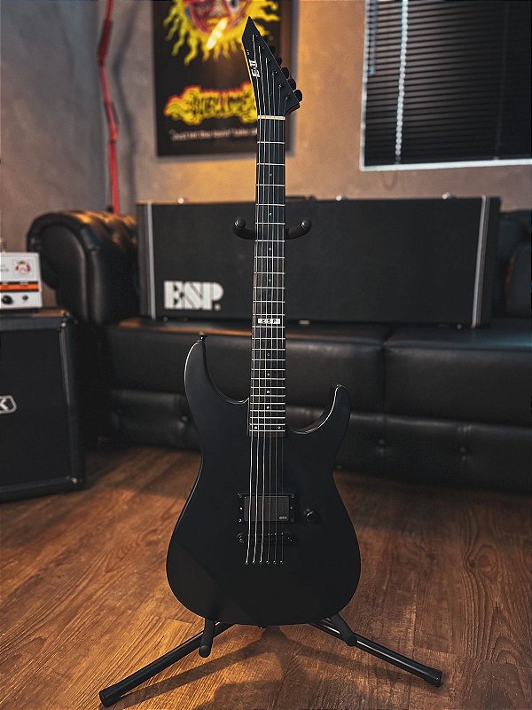Guitarra Esp Eclipse E-ii M-ii Nt 2021 Black Satin - Com Case