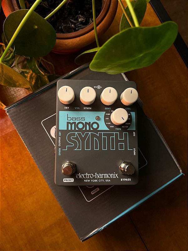 Pedal Electro Harmonix Bass Mono Synth Nyc Usa - Crunch Music