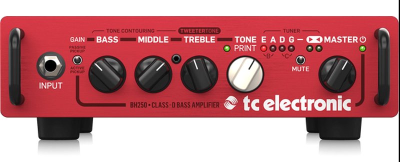 d*1様 tc electronic BH250 Cabecote De Contrabaixo 250w - Bh 250 - Tc Electronic - Crunch Music