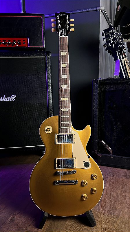 色々な 50s STANDARD PAUL LES GIBSON ELET GUITARRA - TOP GOLD ギター