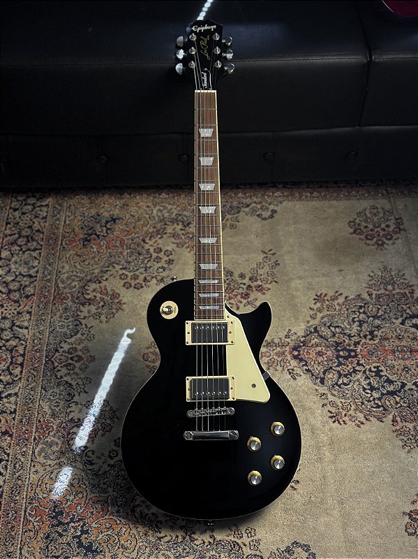 Epiphone LesPaul Standard　黒 Guitarra Les Paul Epiphone Standard Black
