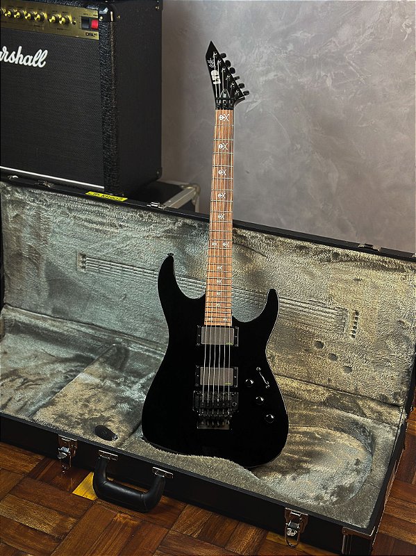 Guitarra Esp Ltd Kirk Hammett Signature Kh602 - Black