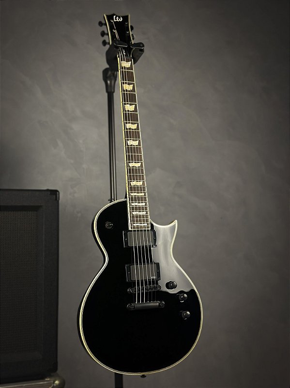 GUITARRA ESP LTD EC-401 LEC401BLK - BLACK - Crunch Music