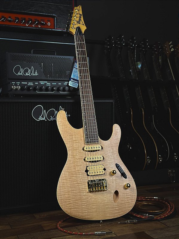 GUITARRA IBANEZ SEW761FM-NTF - HSS - Ponte Fixa - Crunch Music
