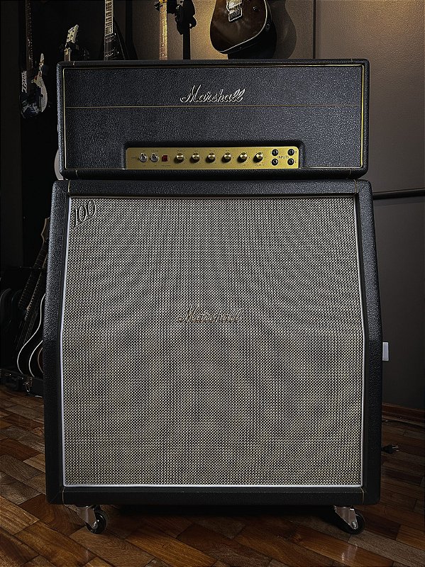 Amplificador Marshall 1959hw + Caixa 1960hw - Plexi - Ingles