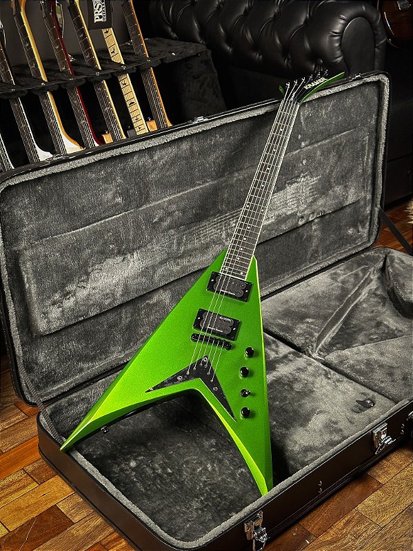 Guit. Kramer Dave Mustaine Rust in Peace Alien Tech Green