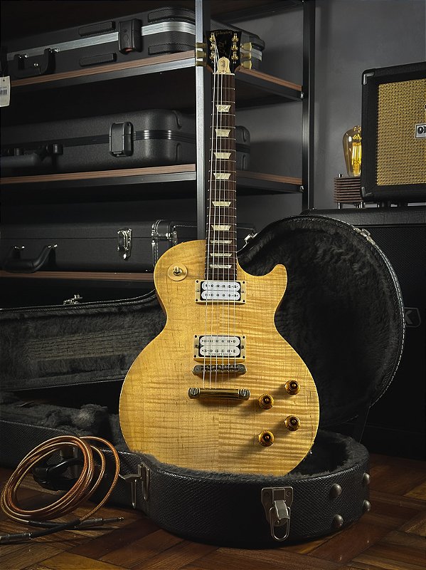 GUITARRA GIBSON LES PAUL STUDIO PREMIUM PLUS NATURAL 2007 - Crunch