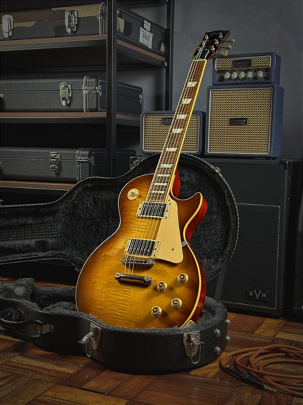Guitarra Gibson Les Paul Standard - Yamano - Iced Tea Burst