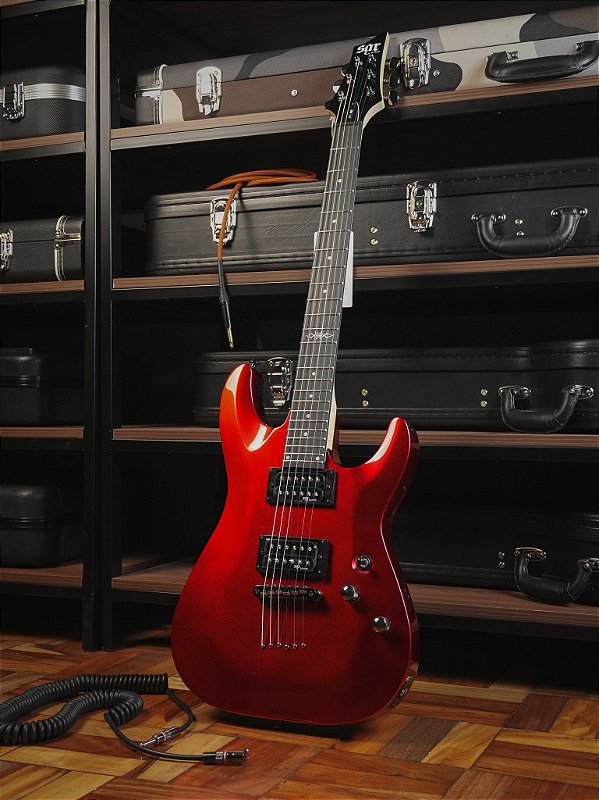 Guitarra Schecter Sgr C-1 Metallic Red #3803 Cn - Crunch Music