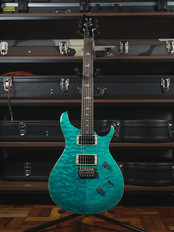 Guitarra Prs Se Custom 24 Quilt Ltd - Sapphire - Crunch Music
